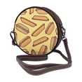 thumbnail image 2 of Lsque Hot Dogs Pattern Shoulder Bag – Microfiber Leather Crossbody with Detachable Strap & Handle Ring, Waterproof & Durable, Elegant Everyday Carry, 2 of 5