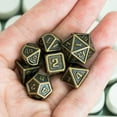 thumbnail image 5 of Cusdie Mini Metal DND Dice Set, 7-Die 10MM Metal Polyhedral D&D Dice Setfor DND Dungeons and Dragons TTRPG Role Playing Games, 5 of 5