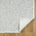 thumbnail image 5 of Luxe Weavers Machine Woven Two-Tone Gray White 2x7 Runner Rug, Indoor Stain-Resistant Fringed Carpet, 5 of 9