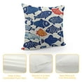 thumbnail image 4 of Cute Fish Pillow Cases Marine Water Sea Life Fishes Blue Pillow Sham Throw Pillow Covers One Side Printing Standard, 4 of 5