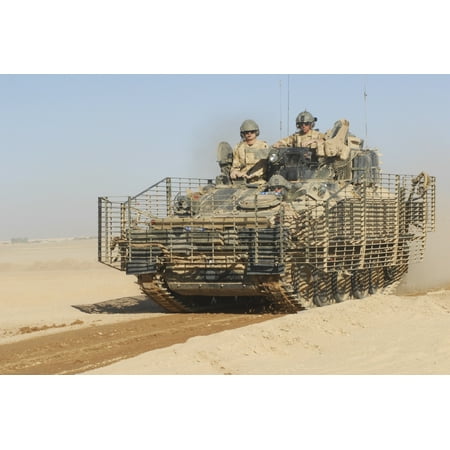A FV107 Scimitar armoured reconnaissance vehicle of the British Army Canvas Art - Andrew ChittockStocktrek Images (34 x 23)