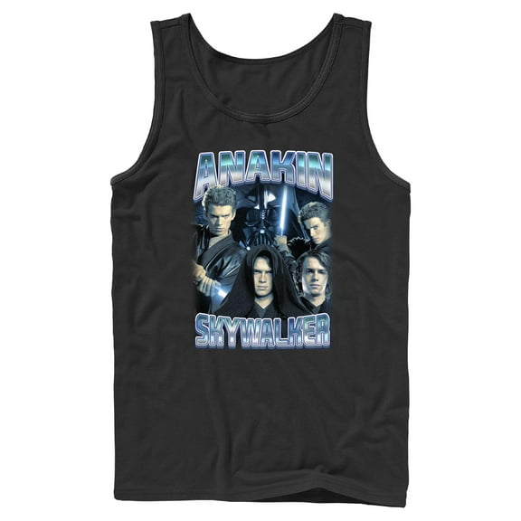 Mens Star Wars Anakin Skywalker Collage Tank Top