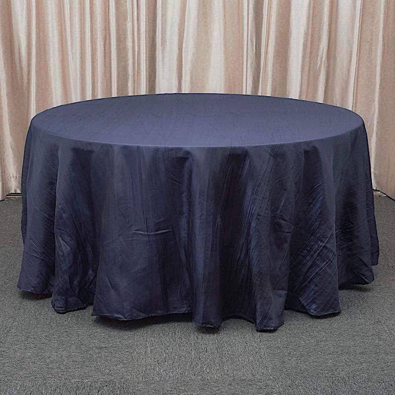 SERRV Handmade Indigo Blue Blockprint Bandhook Round Tablecloth Fair Trade 