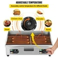 thumbnail image 4 of BENTISM 30" Electric Countertop Griddle Grill 3000w, Non-Stick Commercial Restaurant Gril, Stainless Steel Flat Top Grill, Teppanyaki Grill with Adjustable Temperature Control 122°F-572°F, No plug, 4 of 9