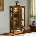thumbnail image 2 of Cfowner Glass Display Cabinet with 3 Shelves and 2 Doors Curio Cabinets, 2 of 8