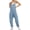 Blue, variant on Maternity Jumpsuit,Oversized Jumpsuit Maternity & Postpartum,Wide Leg With Pockets