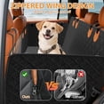 thumbnail image 6 of Dog Car Seat Cover - Hard Bottom Back Seat Extender for Dogs Supports 400lbs - Waterproof Pet Seat Cover for Back Seat - Dog Hammock for Car SUV Truck, 6 of 7