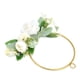 thumbnail image 1 of Corona colgante, aro floral, anillo de metal, corona floral, aro floral, materiales de la mejor calidad, 1 of 12