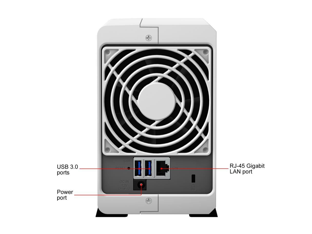 Synology Disk Station DS220j - NAS server - 2 bays - SATA 6Gb/s