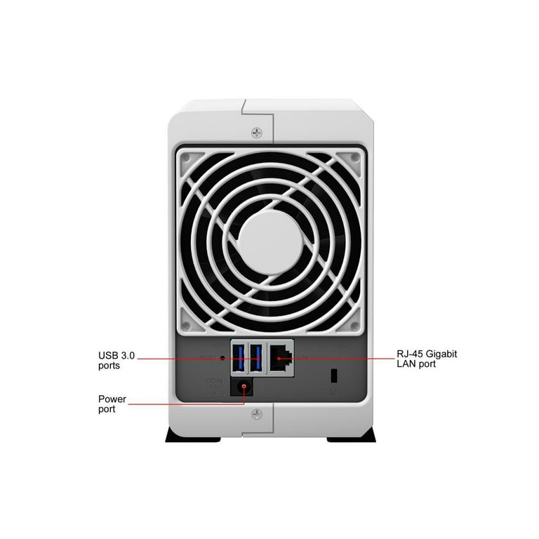 Synology Disk Station DS220j - NAS server - 2 bays - SATA 6Gb/s