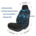 thumbnail image 3 of KLL Cool Blue Light Wolf Pattern Seat Covers,Universal Fit Sedans,Cars,Vans,SUV,Truck, 3 of 5