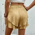 thumbnail image 3 of Kureaily Women Summer Shorts Elastic Waist Shorts Casual Wide Legs Shorts With Pockets, 3 of 5