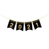 Toteaglile 2021Perfection Garland Gold Foiled Bunting Banner Party Decor