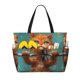thumbnail image 1 of Fotbe Strong Kitten Lifting Weights Bolsa de Viaje para Playa - Resistente al Agua, Bolsa Tote de Gran Capacidad y Ligera con 7 Bolsillos para Mujeres y Hombres, 1 of 7