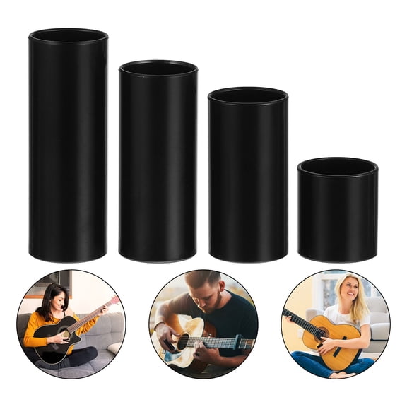 YSNOOWE 1 Set Guitar Slide Bar Finger Cover for Acoustic Guitar Accessories 6.4X2.2X2.2CM Black