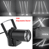 30W RGB LED Stage Light Lighting Pinspot Beam Spotlight 6CH DJ DISCO Party Lamp