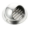 thumbnail image 4 of Yuanmiaoke 1pc Kitchen Ventilator Vent Stainless Steel Wall Vent Outlet (Silver), 4 of 10