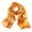 Gold Leaves, variant on ® Lightweight Sheer Silky Feeling Chiffon Scarf, Gold Leaves