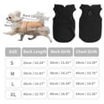 thumbnail image 2 of Unique Bargains Dog Cat Warm Vest Small Dog Cat Jumpers Black L, 2 of 7