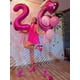thumbnail image 4 of Globo número 2 de 40" color púrpura rosado para decoración de fiesta, 4 of 8