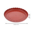 thumbnail image 6 of CIMAXIC 10-Pack Red Plant Pot Saucers Lightweight Flowerpot Drip Trays for Indoor Garden and Home Use, 6 of 6