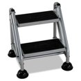 thumbnail image 1 of Tabouret Roulant Commercial, Marchepied 2 Marches, 19 7/10, Platine/noir, 1 of 1