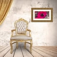 thumbnail image 3 of Frank, Assaf 14x9 Gold Ornate Wood Framed with Double Matting Museum Art Print Titled - AF20111223 Anemone 008C15-2 Raspberry, 3 of 4