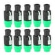 thumbnail image 1 of Conector de altavoz de audio C NL4FC, 10 unidades, impermeable, 4 pines, Speakon (verde), 1 of 8