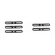 thumbnail image 1 of 5 Abrazaderas Dt150 2020 De 2021 Italika Original, 1 of 3
