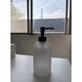 thumbnail image 1 of Botella dispensadora de vidrio con bomba a presión, ideal for uso doméstico y hotelero, perfecta for jabón de manos, gel de ducha, detergente for ropa y más, 1 ud., 1 of 2