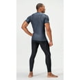 thumbnail image 6 of DEVOPS 3 Pack Men's Athletic Short Sleeve Compression Shirts (Large, Black/Charcoal/White), 6 of 7