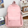 thumbnail image 3 of CNKOO Unisex Backbag Solid Color Backpack Versatile for School Students (Green), 3 of 9