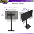 thumbnail image 3 of ProMounts Premium Portrait/Landscape Floor TV Stand Mount For 32" to 75" TVs, Height Adjustable With Swivel, 3 of 9