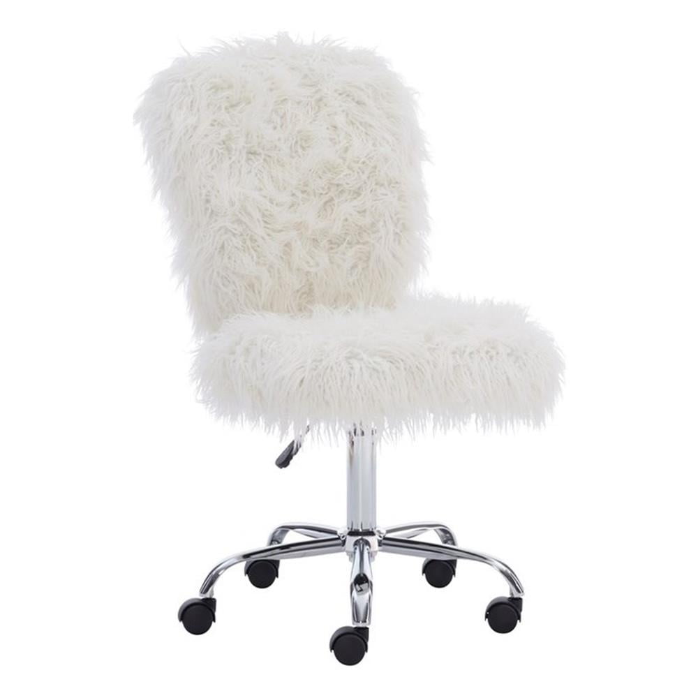 pemberly row faux fur upholstered product