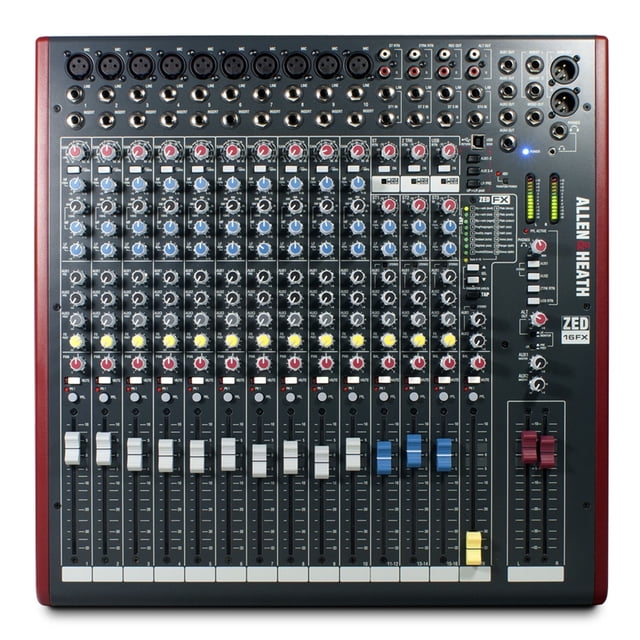Mixer Allen & Heath ZED-16FX de 16 canales con USB y efectos