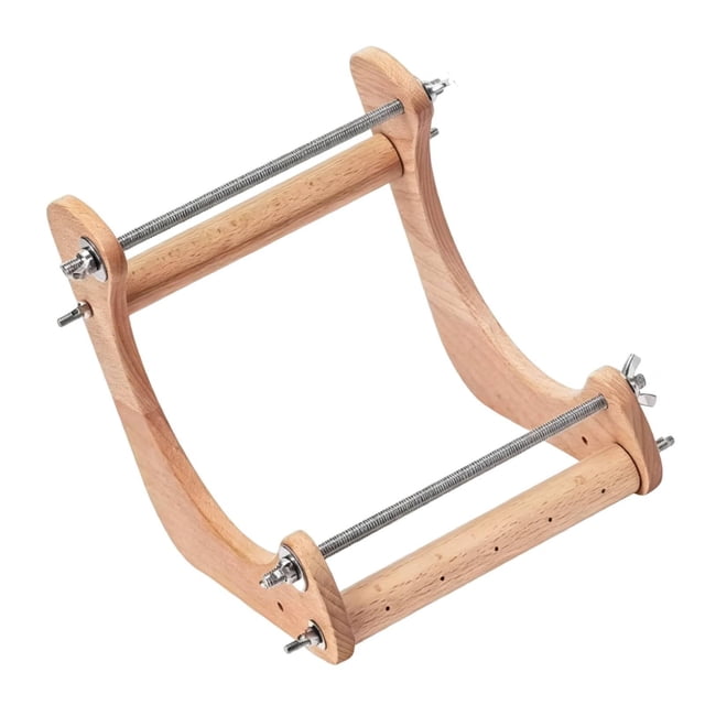 Telar madera para abalorios, herramienta para hacer joyas, ideal para principiantes en la elaboración pulseras, accesorios, diseño ergonómico en