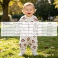 thumbnail image 5 of Wonitaaizi Infant Baby Boys Girl Football Outfit Print Funny Sport Sweatshirt Romper Playsuit Football Season Bodysuit Jumpsuit(12-18 Months,White), 5 of 7