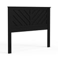 thumbnail image 4 of LaFerme Wood Panel Headboard in Black -  Queen Size, 4 of 6