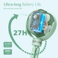 thumbnail image 4 of Momcozy Portable Stroller Fan, USB Rechargeable and Handheld Cooling Fan for Travel, Car Seat, Bedroom, 4 of 7