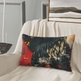 thumbnail image 5 of Pofeuu Ink Style Bald Eagle Print Polyester Microfiber Plush Pillowcases, Super Soft and Cozy Pillow Case Covers with Envelop Closure（Pillow core not included）-16"x24", 5 of 6