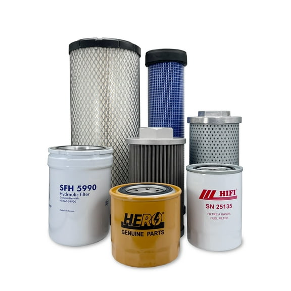 HERO® Maintenance Filter Kit For Kubota SVL75-2C Skid Steer Loader