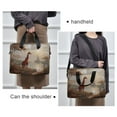 thumbnail image 6 of 16" Laptop Briefcase for Work Travel Laptop Shoulder Bag Carrying Handbag Laptop Case Oil Painting Of Giraffe, 6 of 8