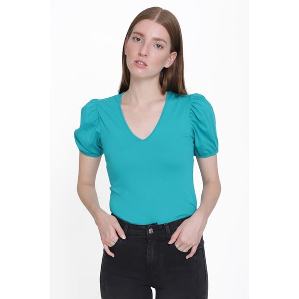 LOB Mujer Playera Manga Corta LOB Juvenil, Moda