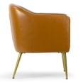 thumbnail image 4 of Ayame Gray Boucle Accent Chair with Black Iron Legs, 4 of 6