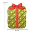 thumbnail image 3 of Yuarrent Funda para silla de regalo de Navidad, manga con lazo, accesorios de boda, antideslizante, Antimacassar, decoración del hogar, funda, Kits de decoración para fiestas Rojo Yuarrent HA069371-01, 3 of 6