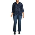 thumbnail image 2 of JMS Just My Size by Hanes Women’s Plus Size Pull-On Stretch Denim Bootcut Jeggings, 2 of 7