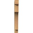 thumbnail image 2 of Ekena Millwork 4"W x 26"D x 34"H Westlake Block Rough Sawn Bracket, Western Red Cedar, 2 of 25