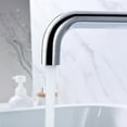 thumbnail image 5 of Bathroom Wall Mount Bath Tub Faucet, Extra Long Spout with High Flow, Chrome Finish Sumerain, 5 of 8