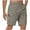 Gray, variant on BLCHUNen Plus Size Mens Cargo Shorts Cotton Straight Leg Drawstring Summer Beach Shorts with Pockets,4xl-5xl