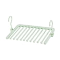 thumbnail image 1 of Percha resistente para pantalones vaqueros, plegable y antideslizante. Verde 10 capas, 1 of 9